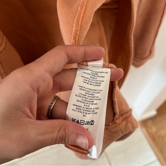 Anthropologie Pilcro Shirt Shacket Utility Jacket Coral XS - Picture 10 of 16